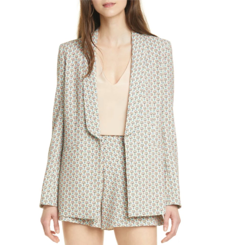 Alice + Olivia | Skye Shoulder Boyfriend Blazer